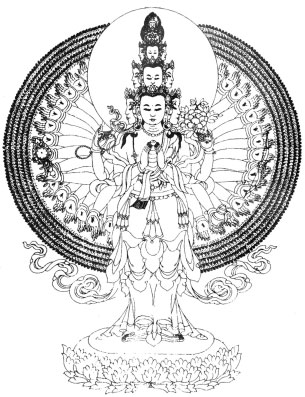 Avalokiteshvara à 1 000 bras